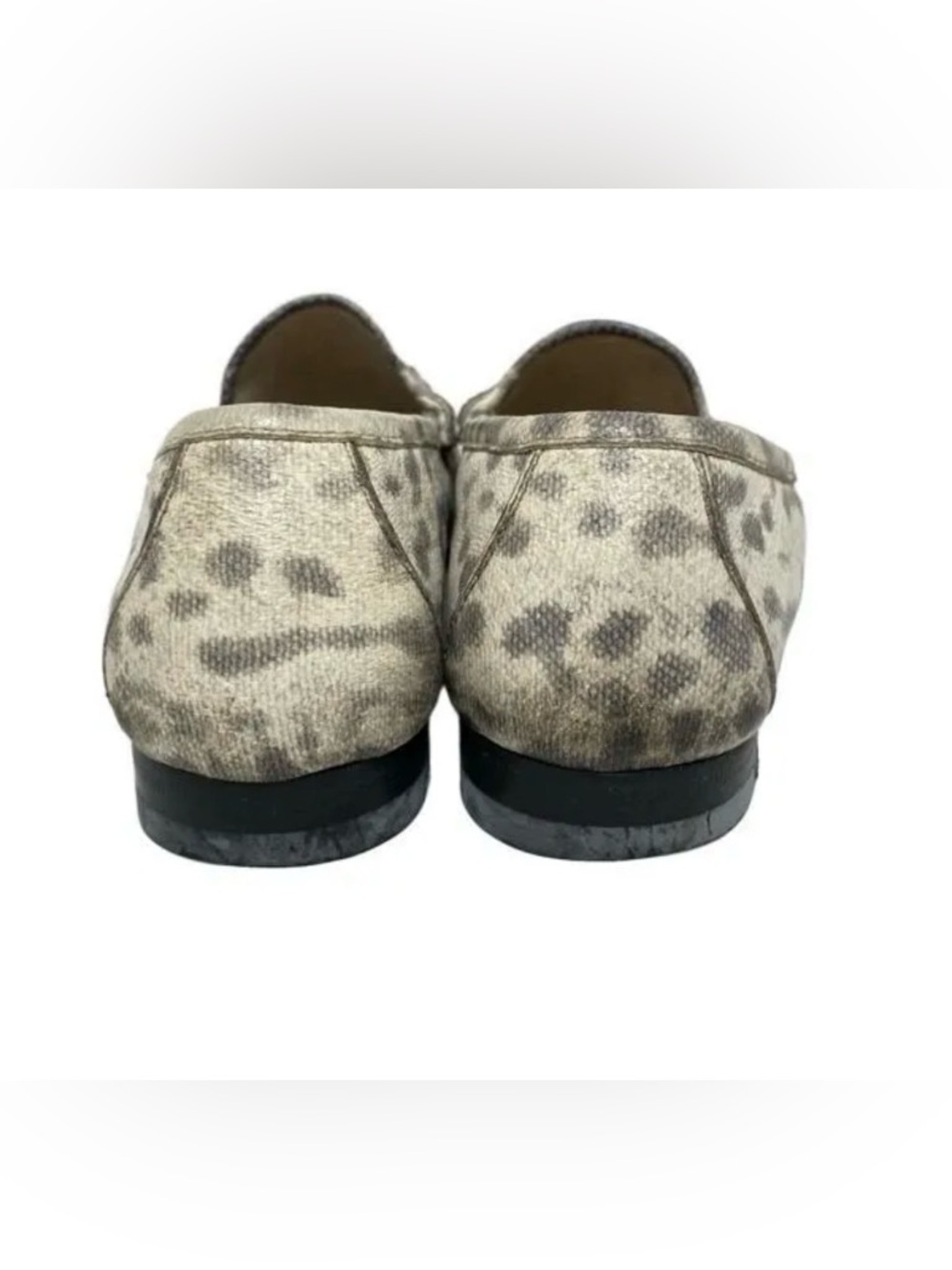 Gucci vintage Horsebit Loafers Roccia Snake Print Leather 6.5/36.5 womens - Picture 3 of 8